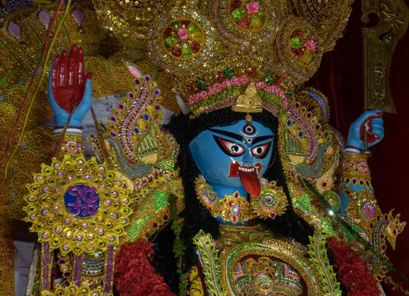 Hindu Goddess Kali Worshipped on Diwali